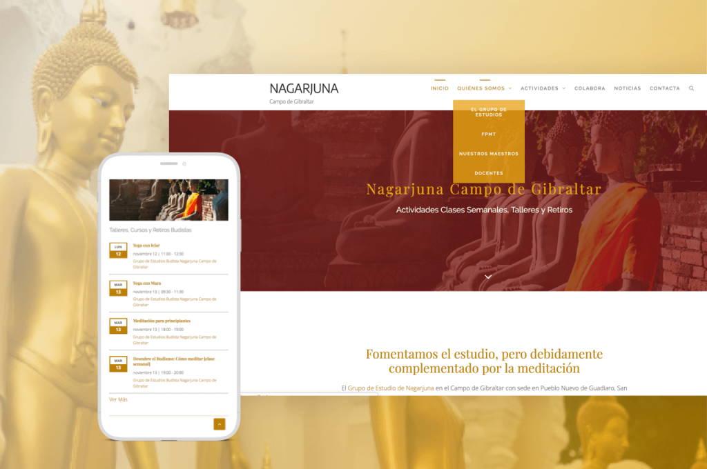 Diseño Web para Nagarjuna Campo de Gibraltar